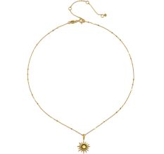 Labradorite gemstone necklace, Brass with 22k gold plated, Handmade Brass jewelry